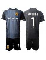 Inter Milan Yann Sommer #1 Keeper Hjemmedraktsett Barn 2025-26 Korte ermer (+ bukser)